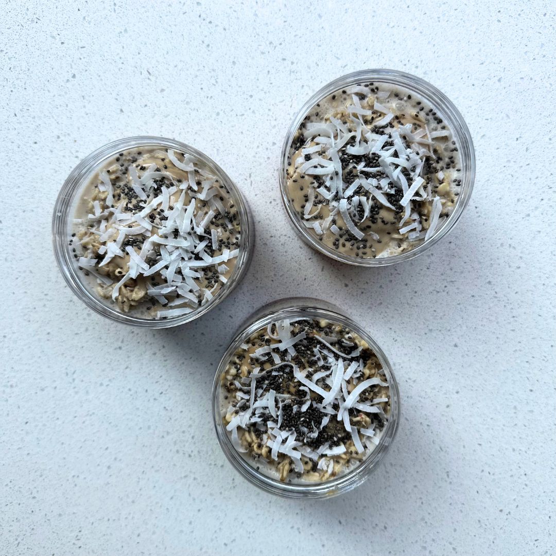 3-Pack AB&J Overnight Oats with Chia, Coconut and Strawberries