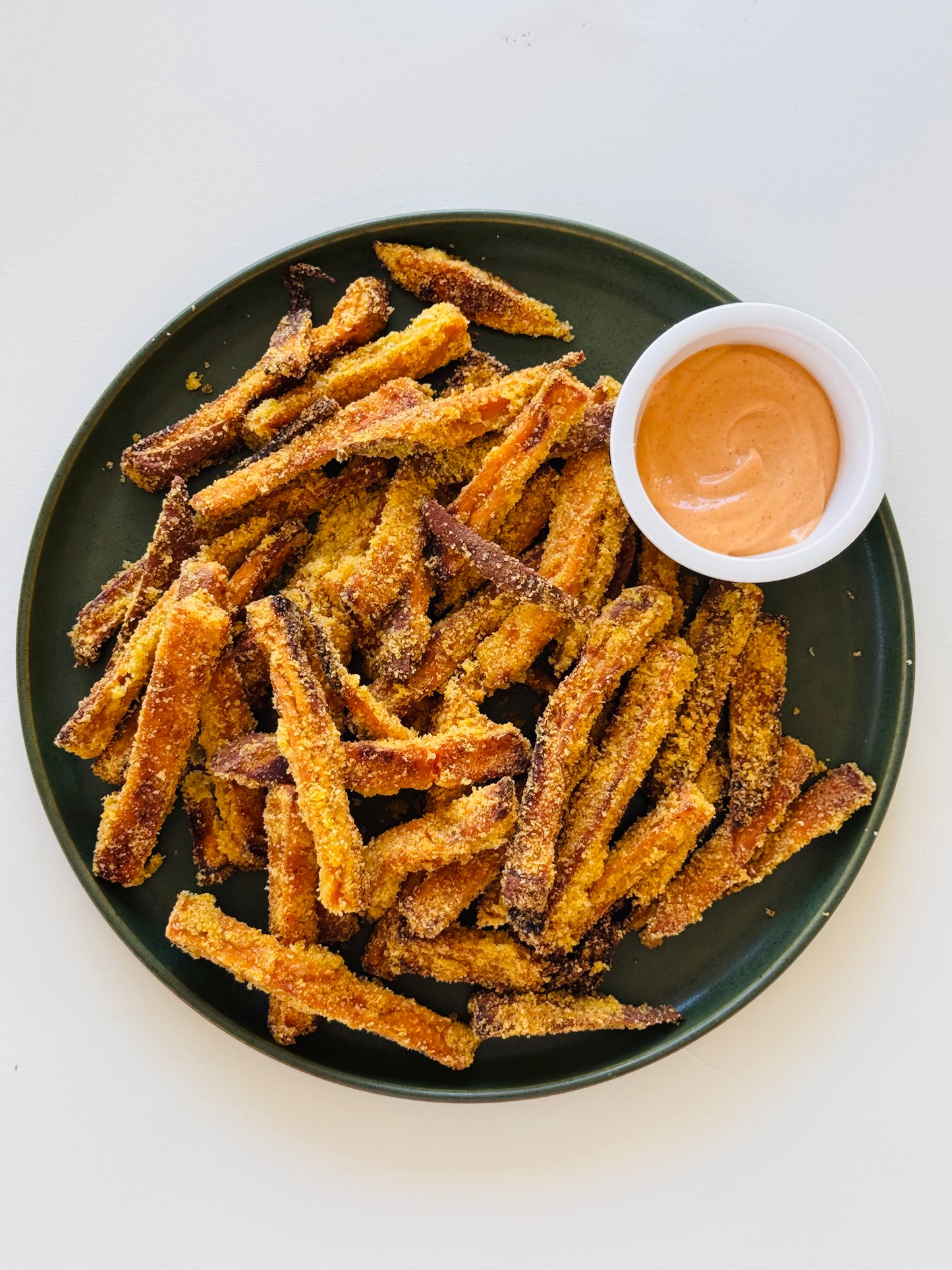 Baked Sweet Potato Fries with Chipotle Aioli