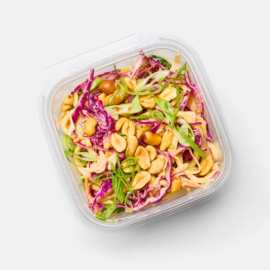 Peanut Sesame Noodles with Cucumbers & Scallion