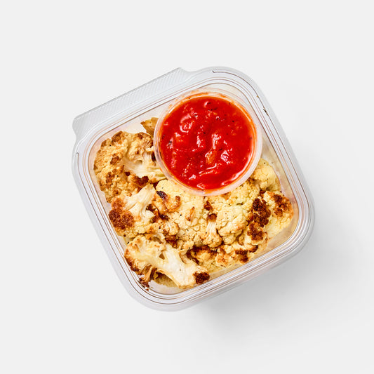 Roasted Cauliflower with Romesco