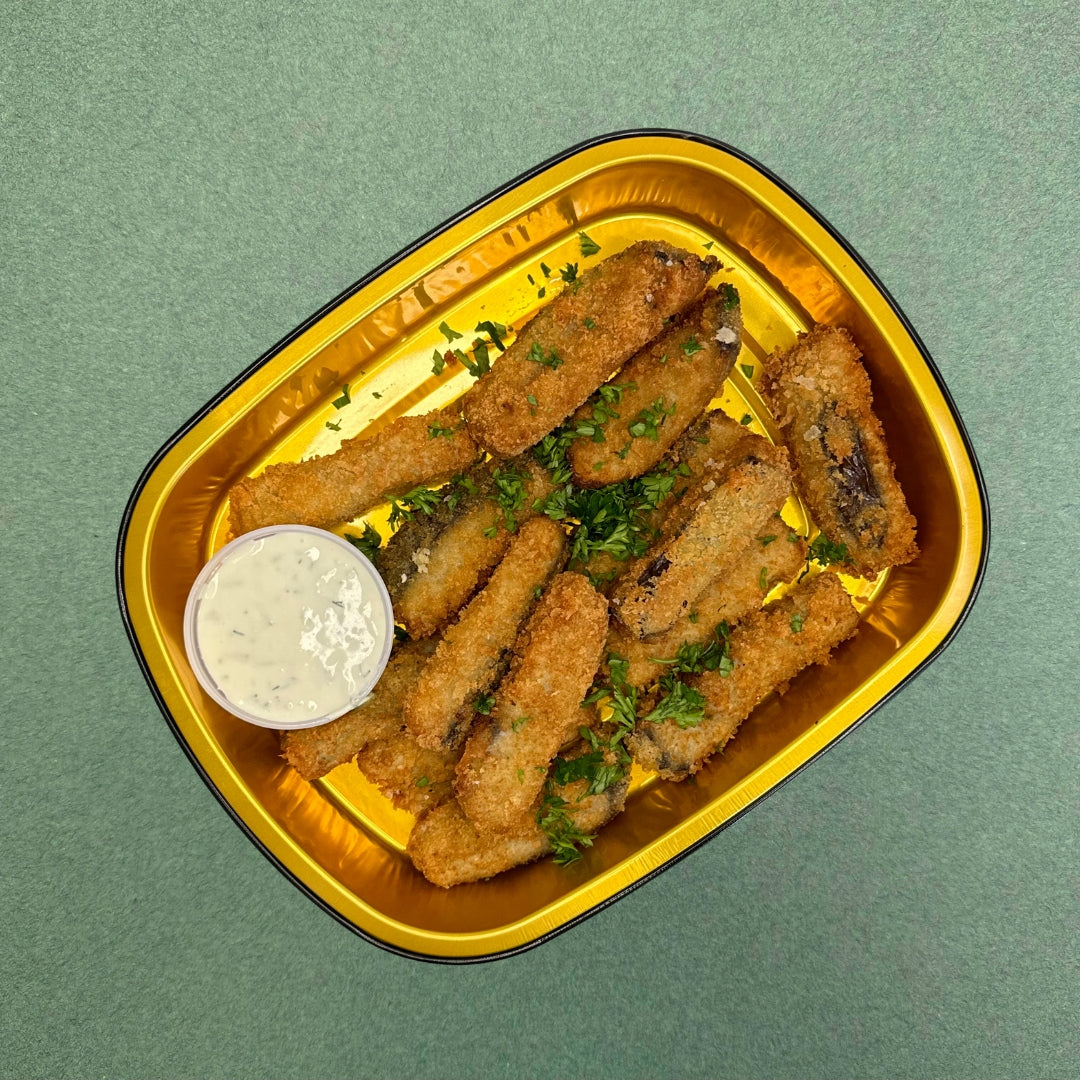 Crispy Eggplant Fries with Tzatziki