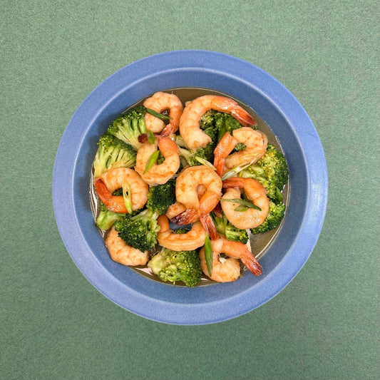 Sesame-Soy Shrimp and Broccoli