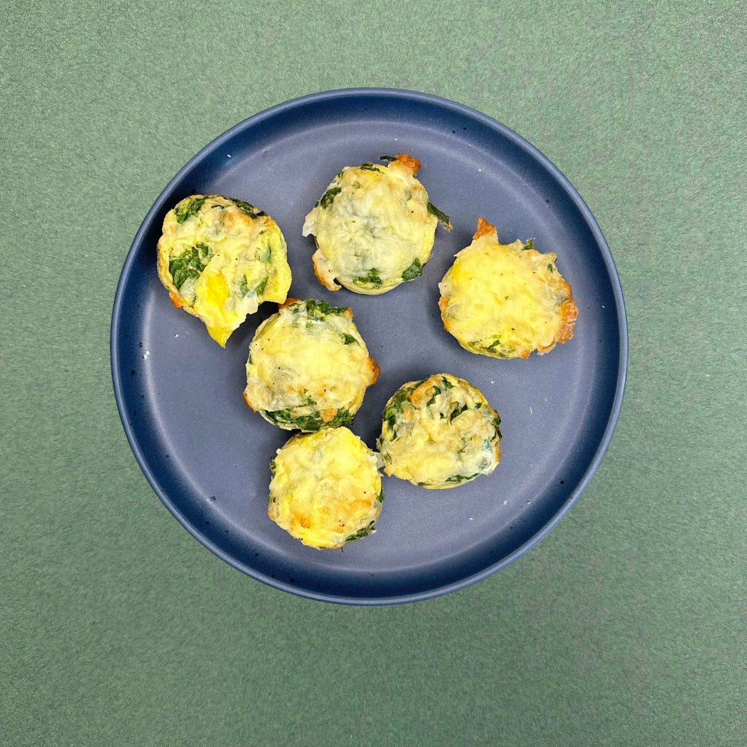 Cheesy Spinach Egg Bites