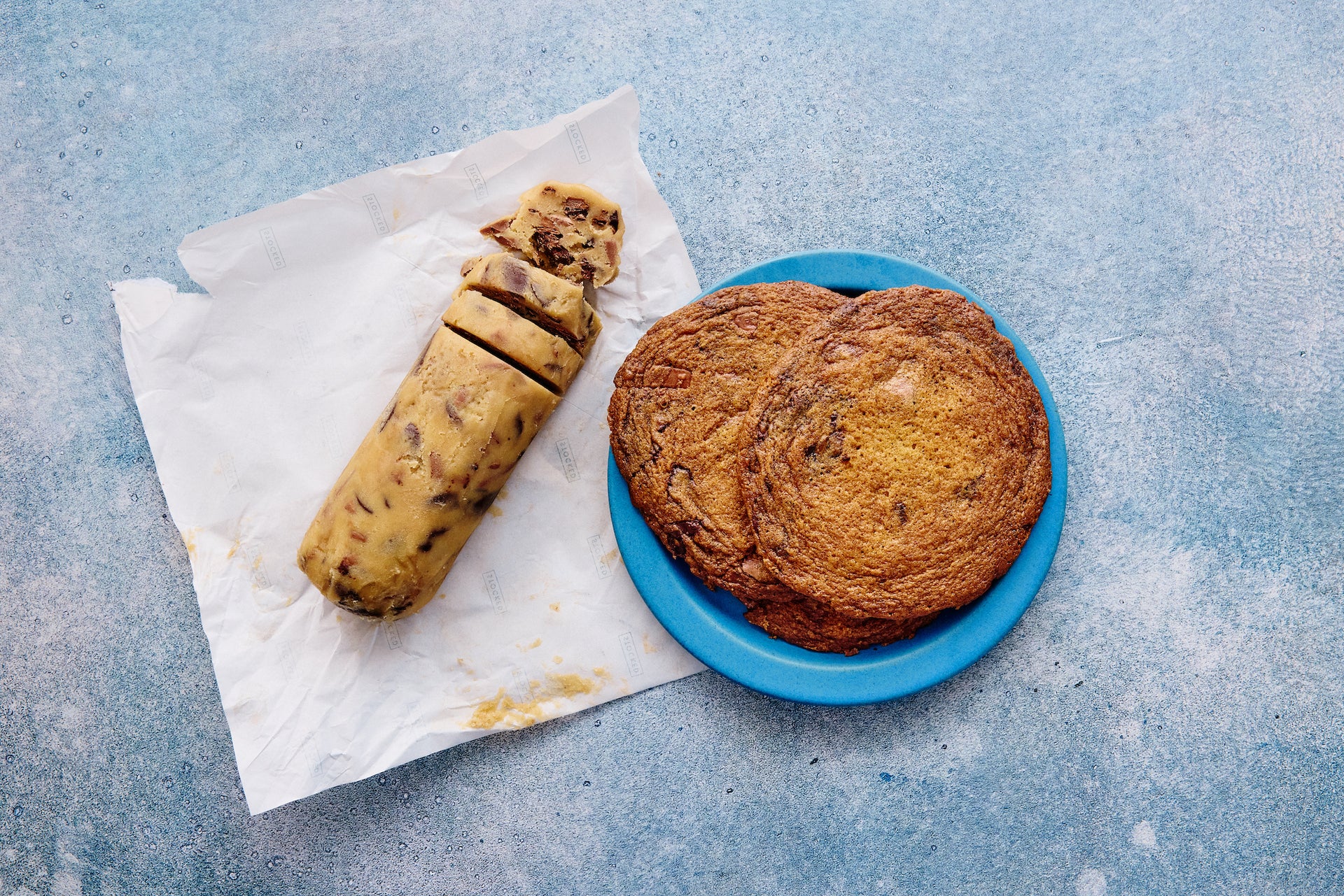 Best Ever Salted Butter Chocolate Chunk Cookie Dough