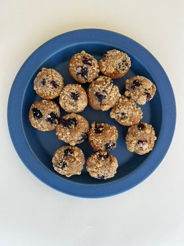 Whole Wheat Blueberry Muffins