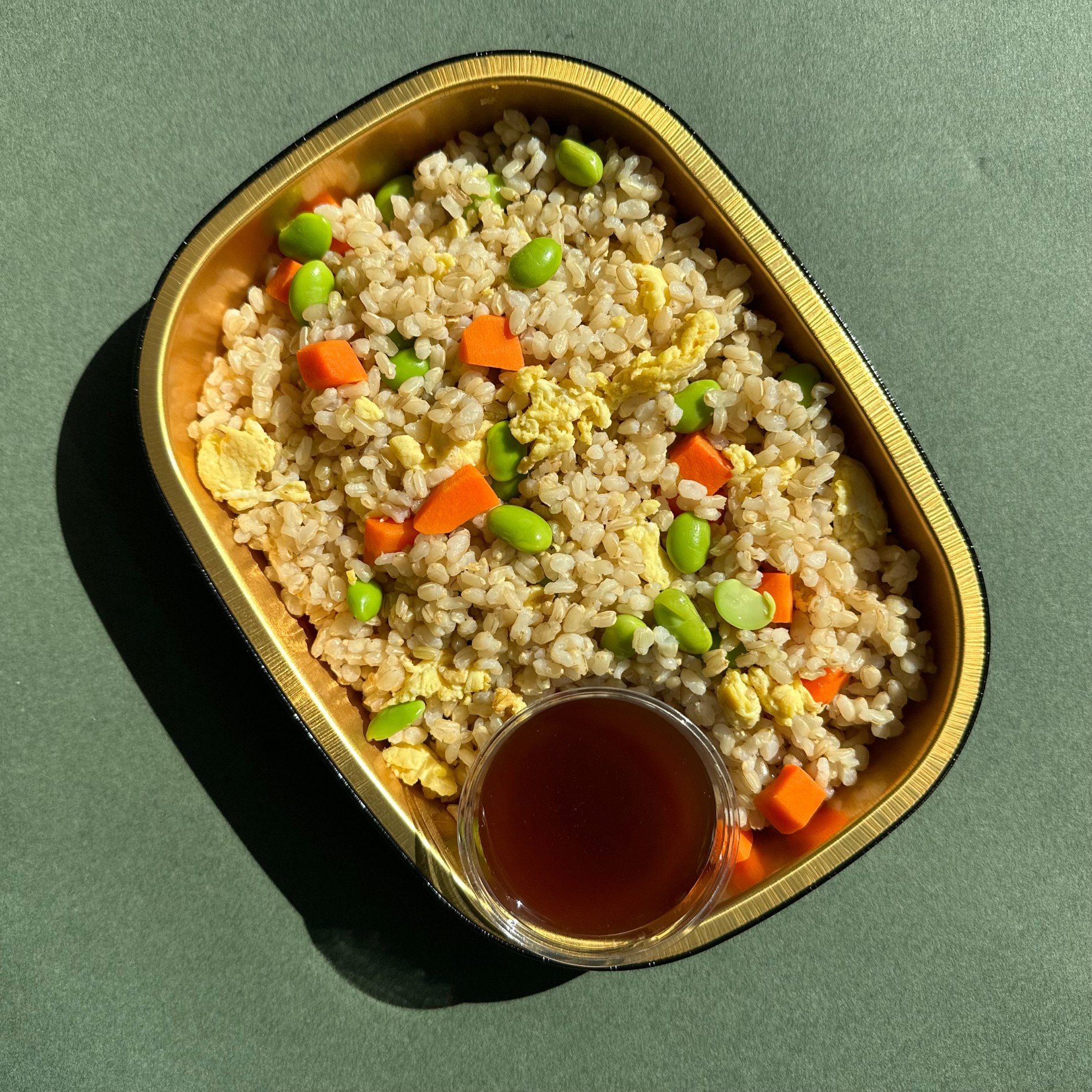 Un-Fried Rice with Edamame