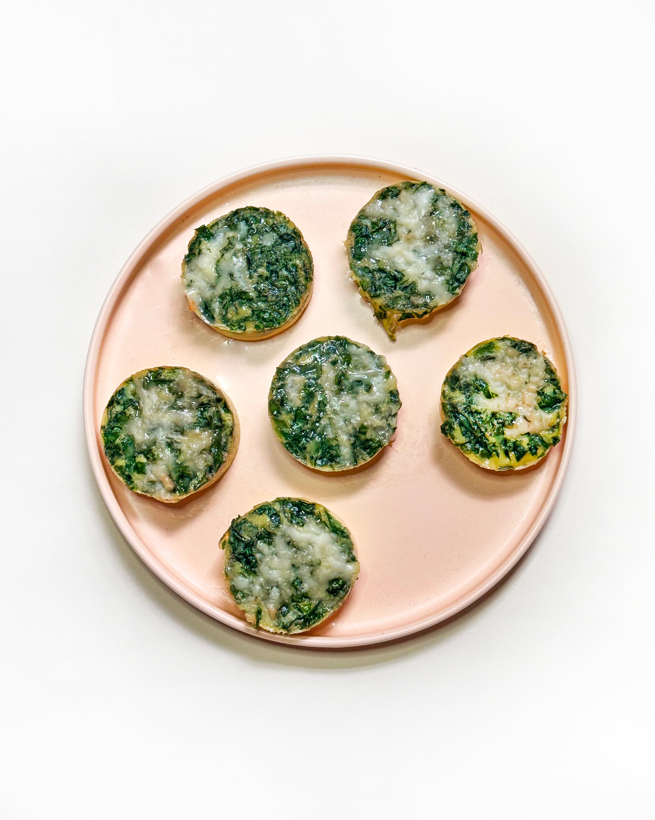 Cheesy Spinach Egg Bites