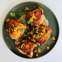 Chicken Thighs with Preserved Lemon Chutney