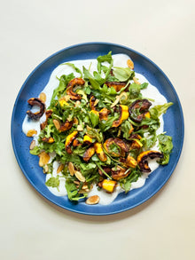 Chili Roasted Delicata with Maple Yogurt