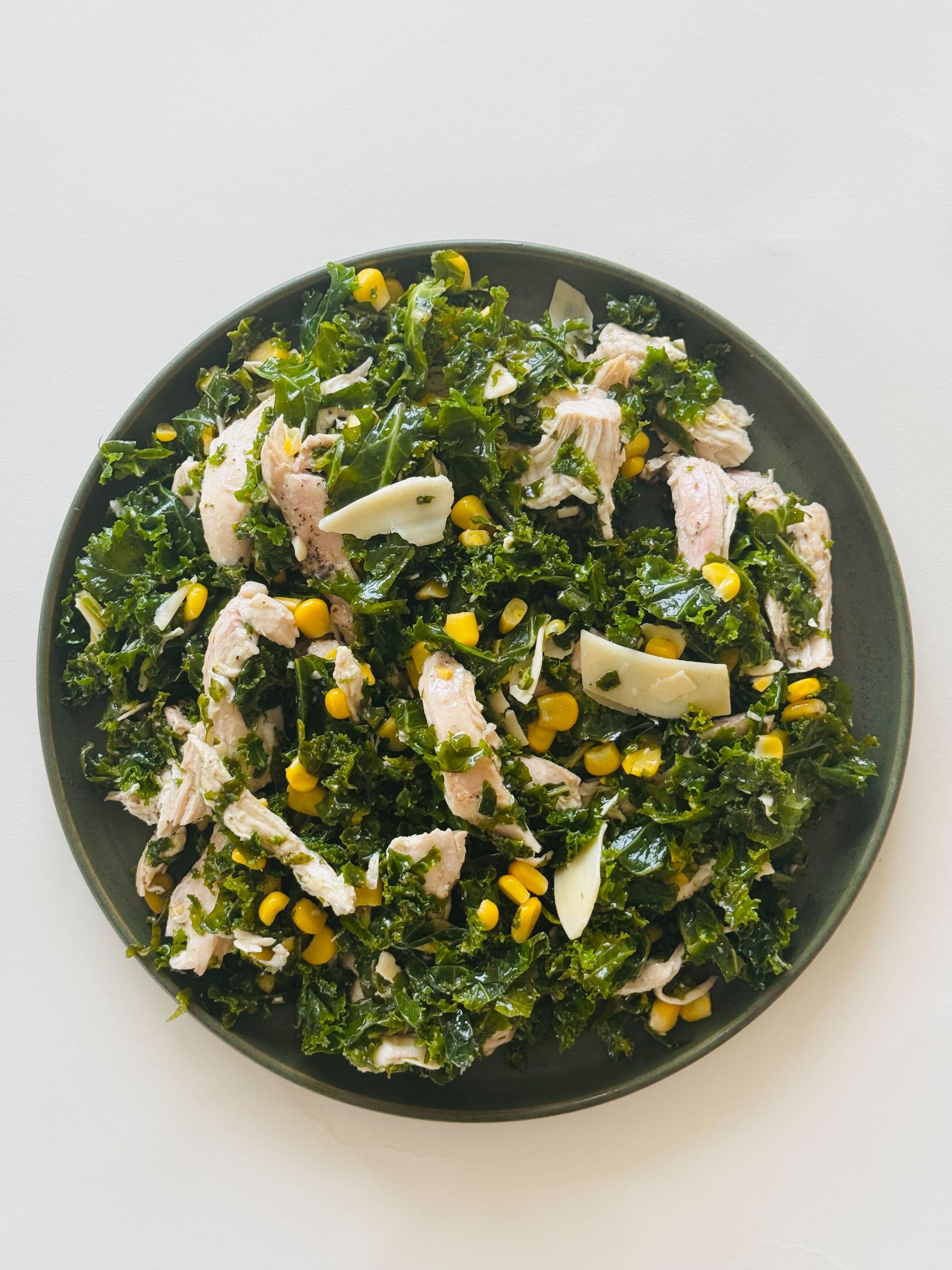 Chicken Kale Corn Salad