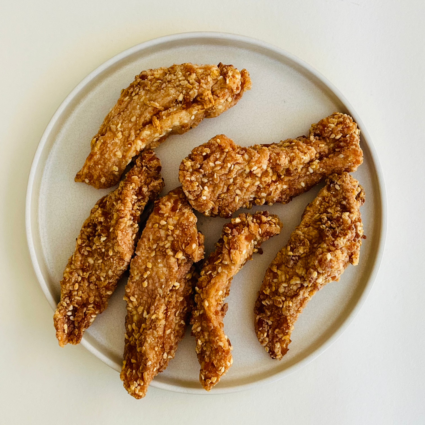 GF Crispy Sesame Chicken Fingers