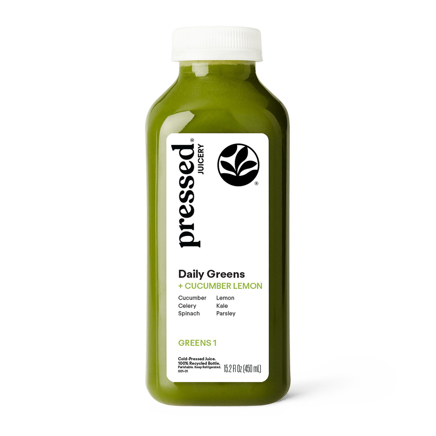 Pressed Juicery Greens 1 (Daily Greens + Cucumber and Lemon)