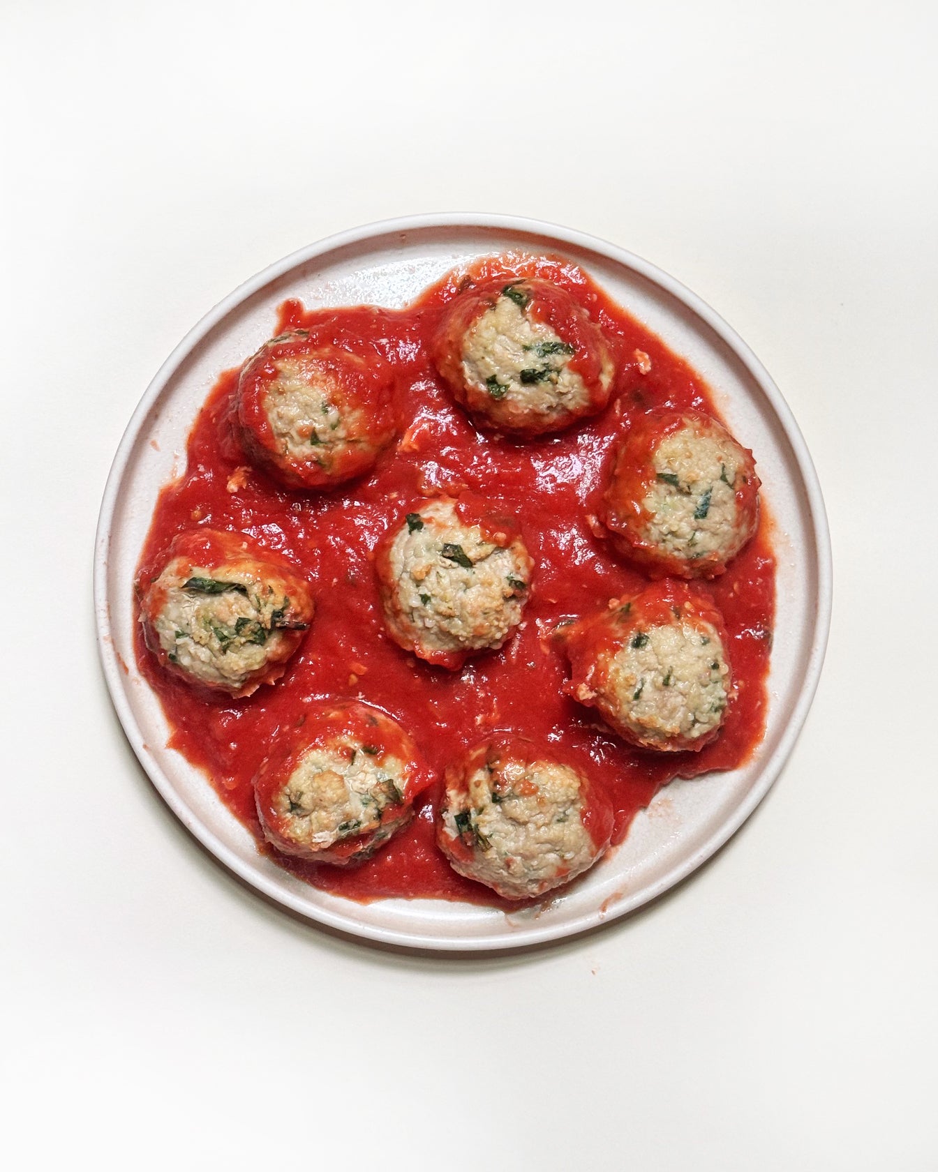 GF Turkey & Organic Spinach Meatballs in Classic Tomato Sauce