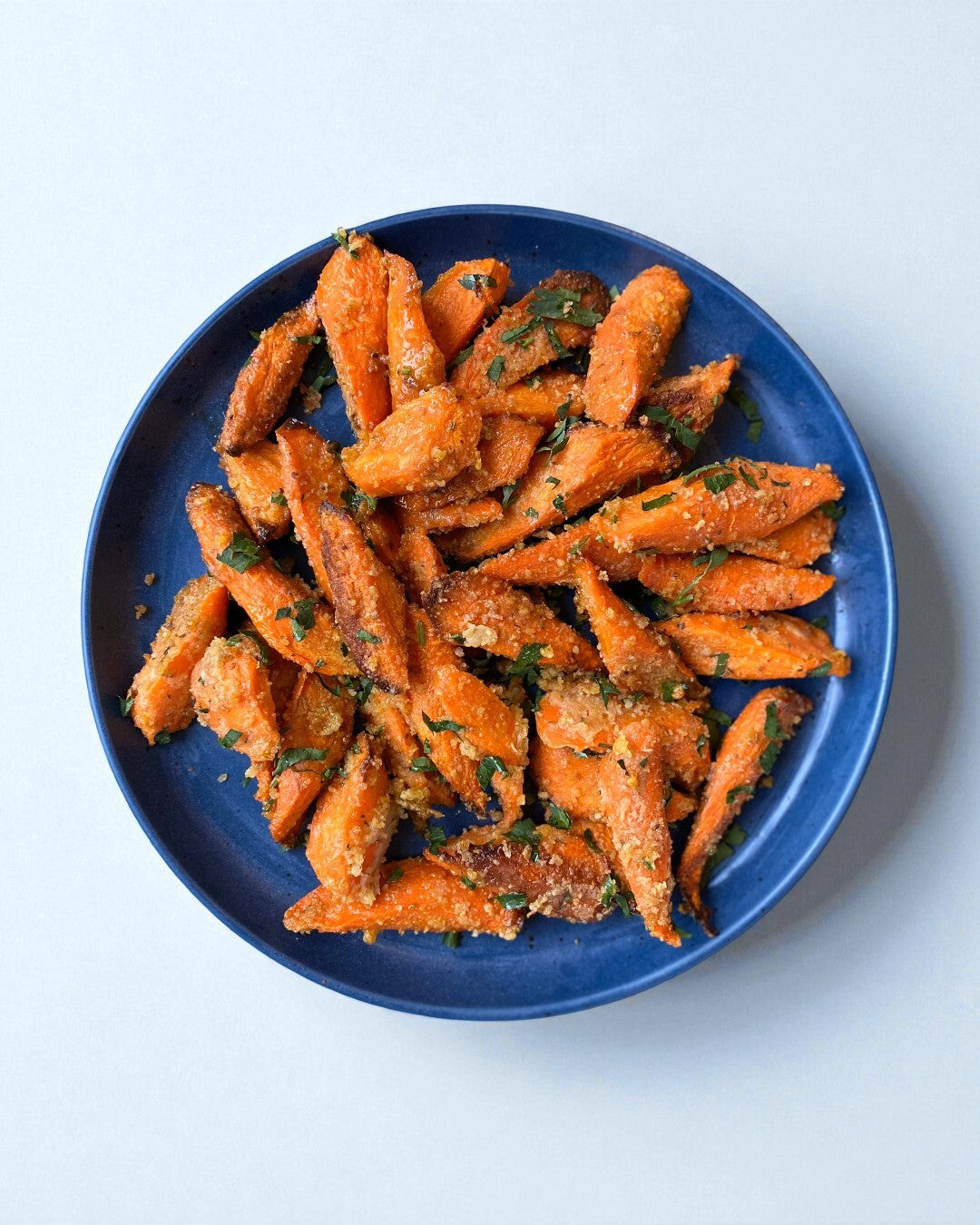 Garlic and Parmesan Roasted Carrots