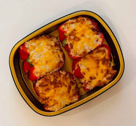 Stuffed Peppers with Chicken and Rice