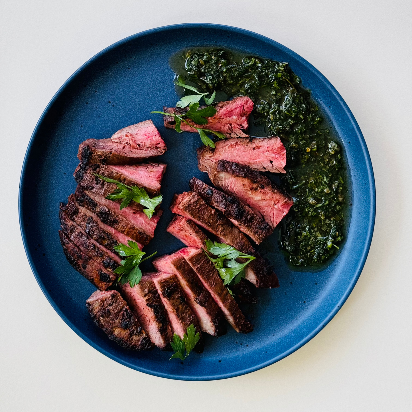 Charred Prime Hanger Steak  with Chimichurri