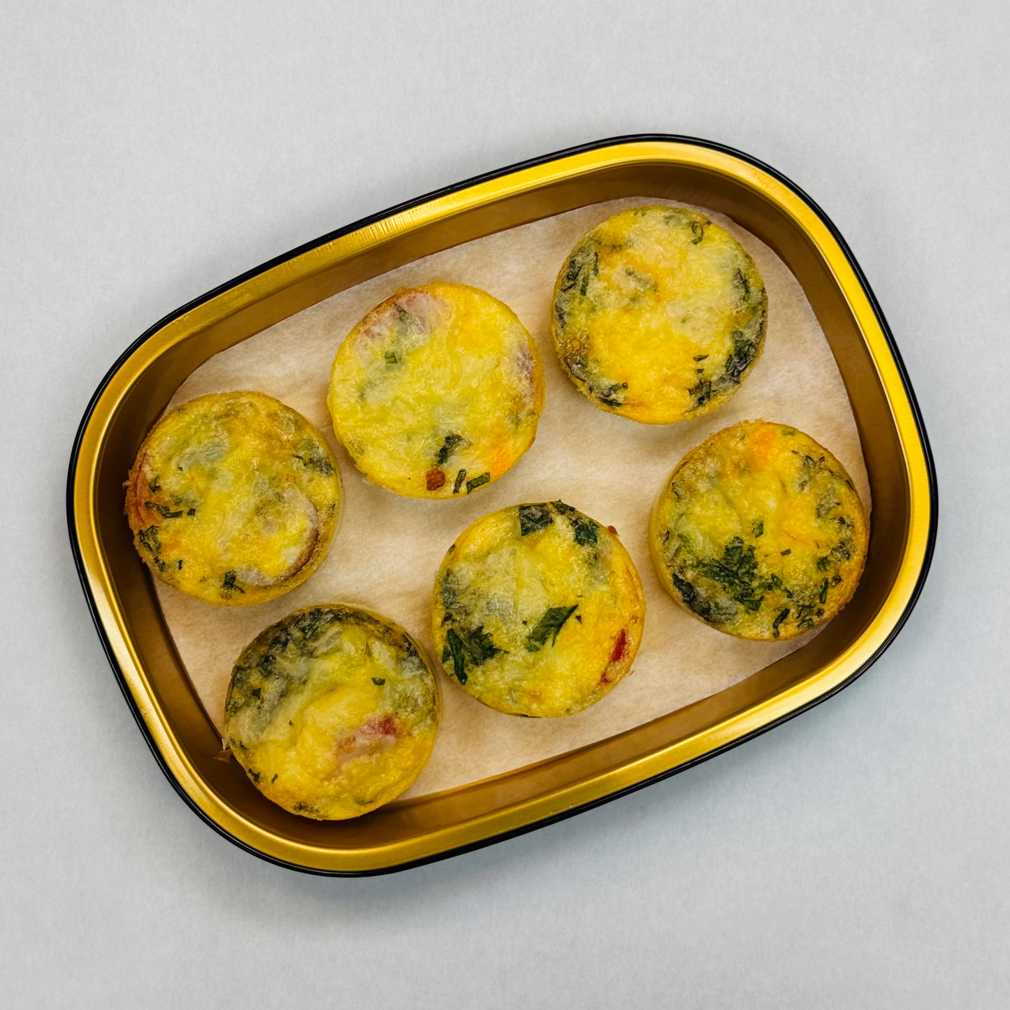 Basil Tomato Mozzarella Egg Bites