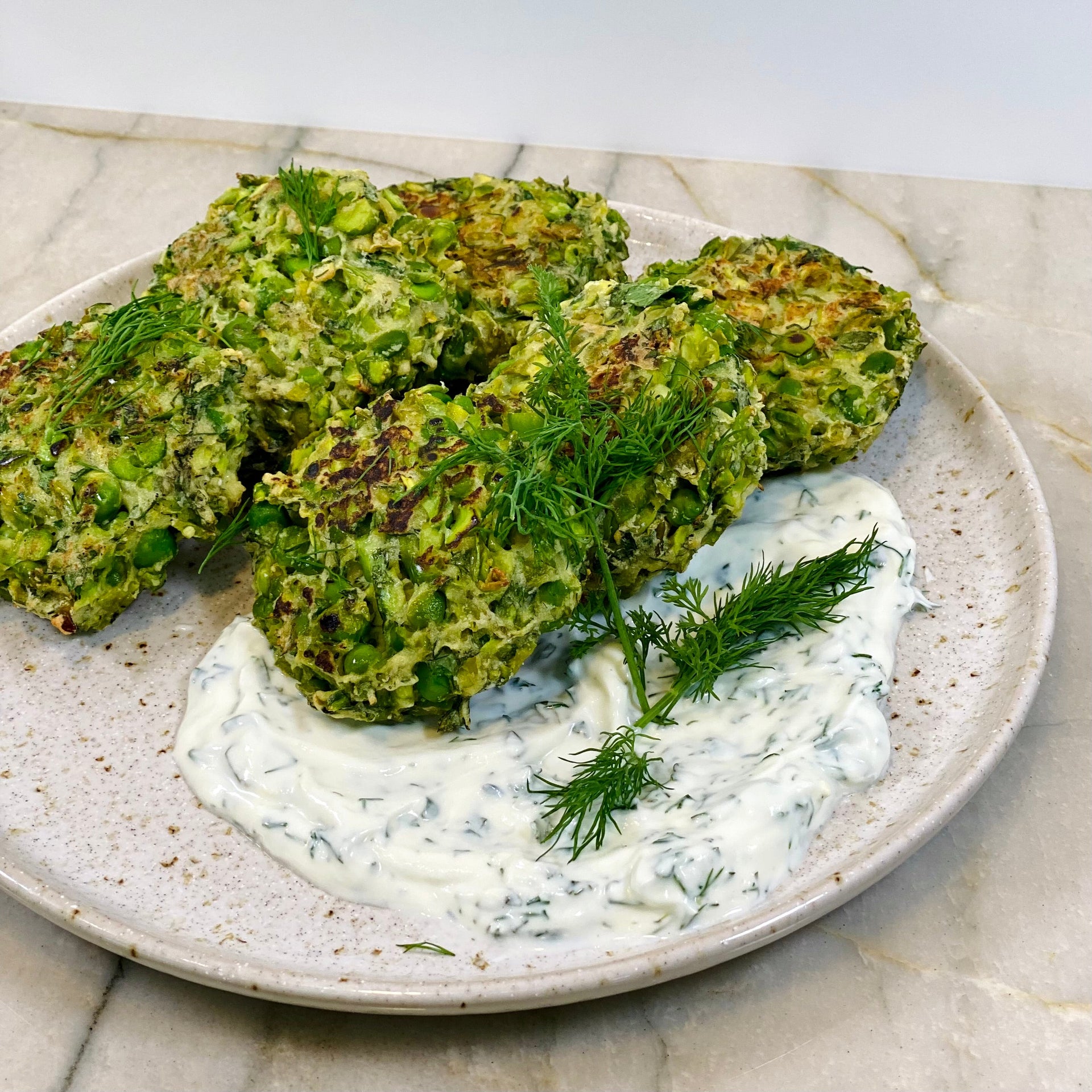 English Pea Cakes