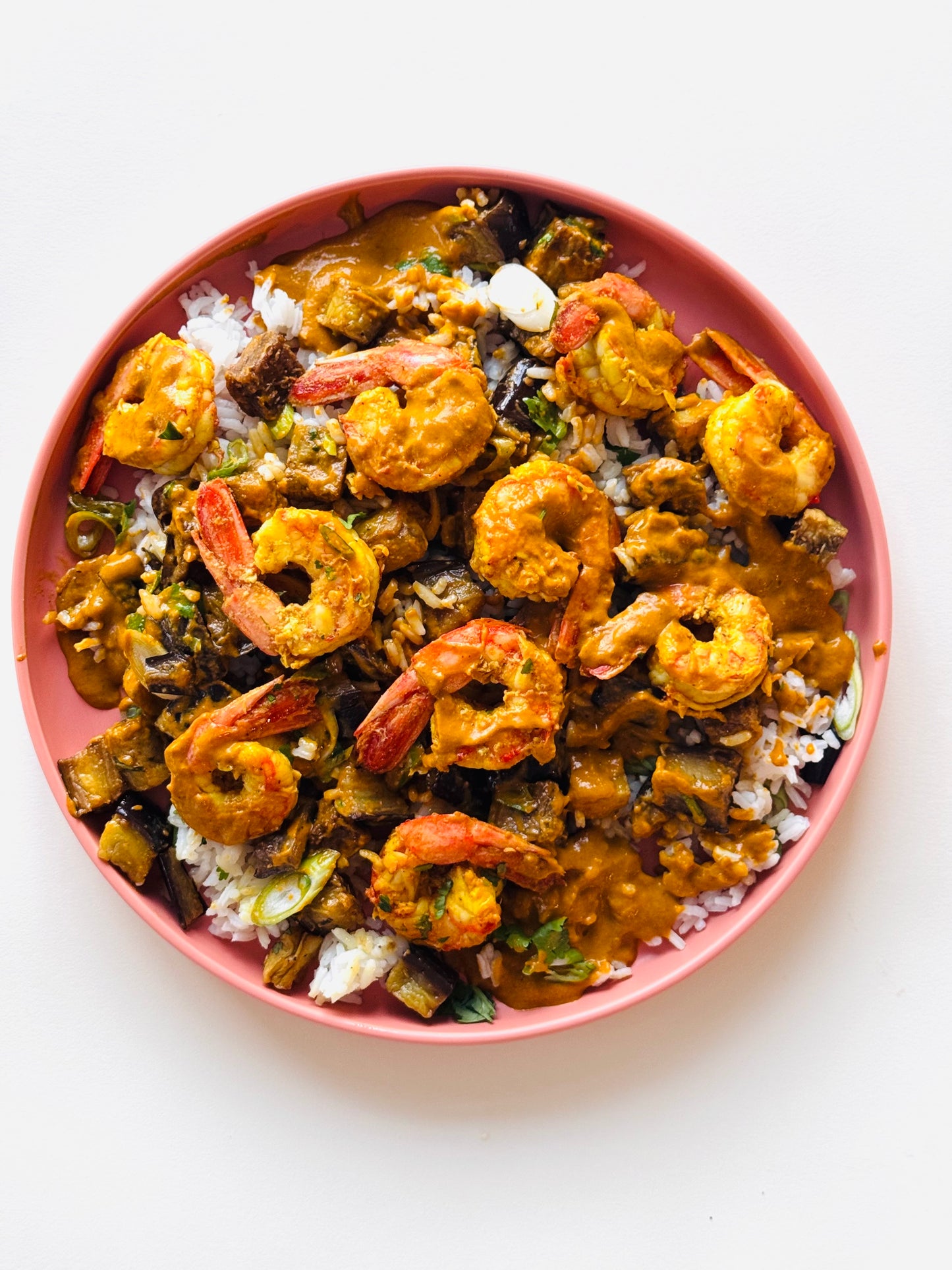 Shrimp and Eggplant Curry