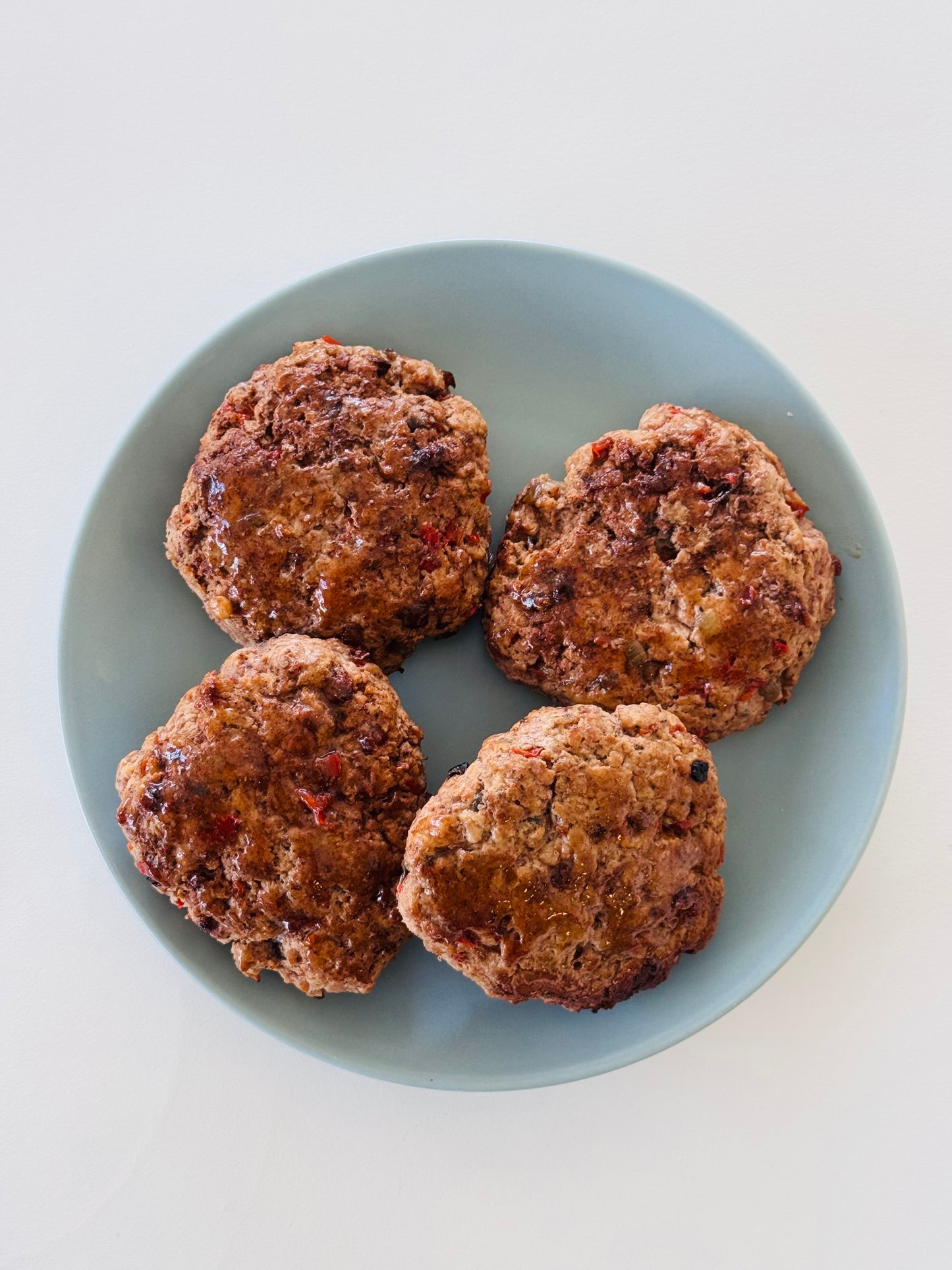Caramelized Onion Turkey Burgers