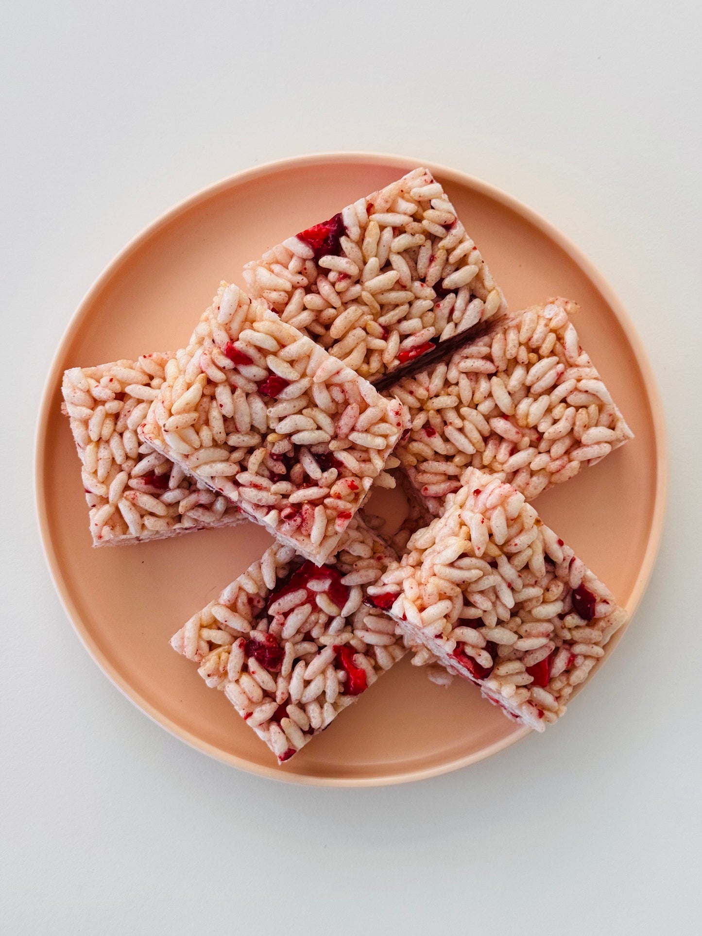 Strawberries and Cream Rice Krispies