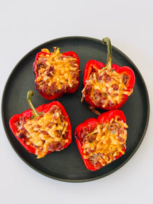 Stuffed Peppers with Chicken and Rice