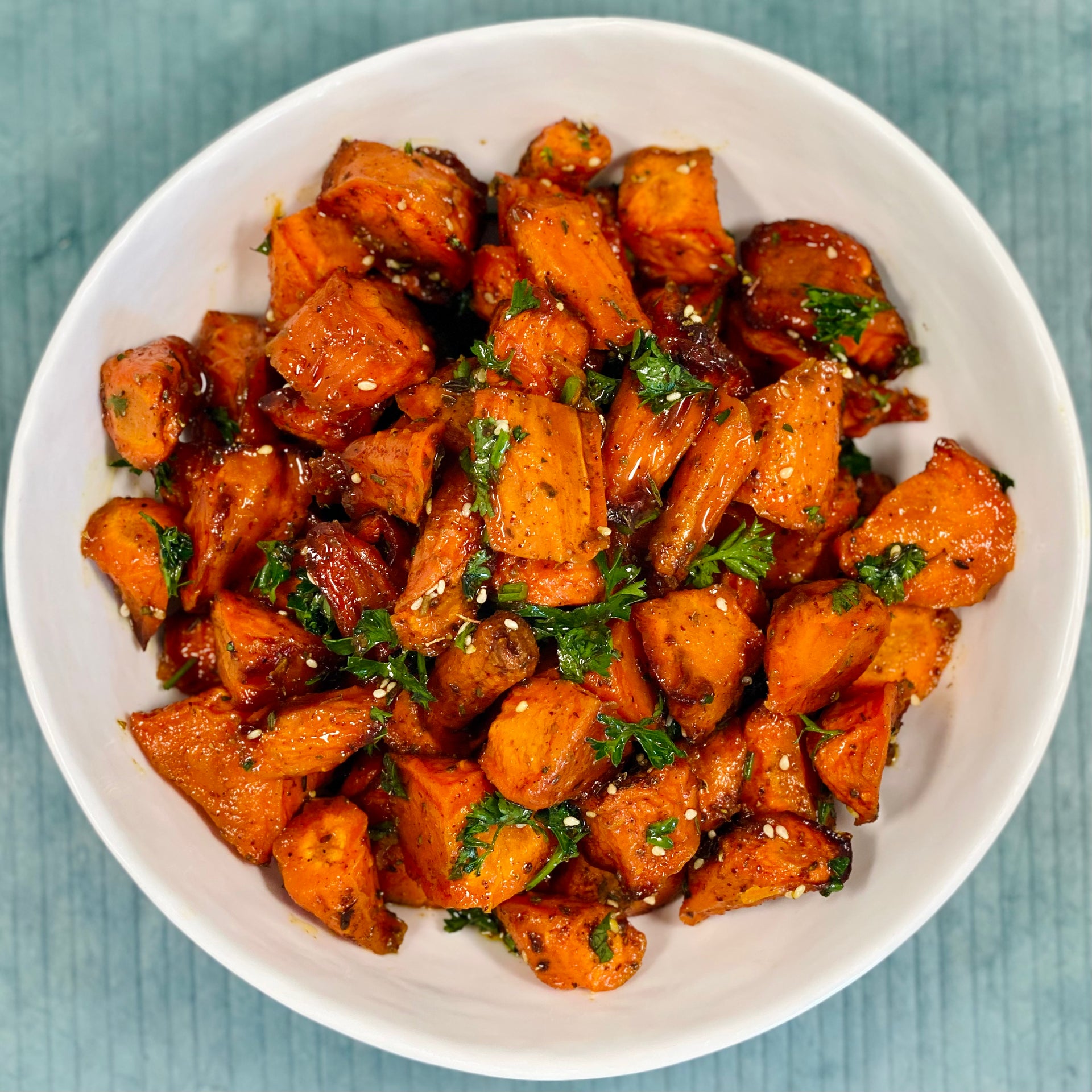 Honey Za'atar Roasted Carrots