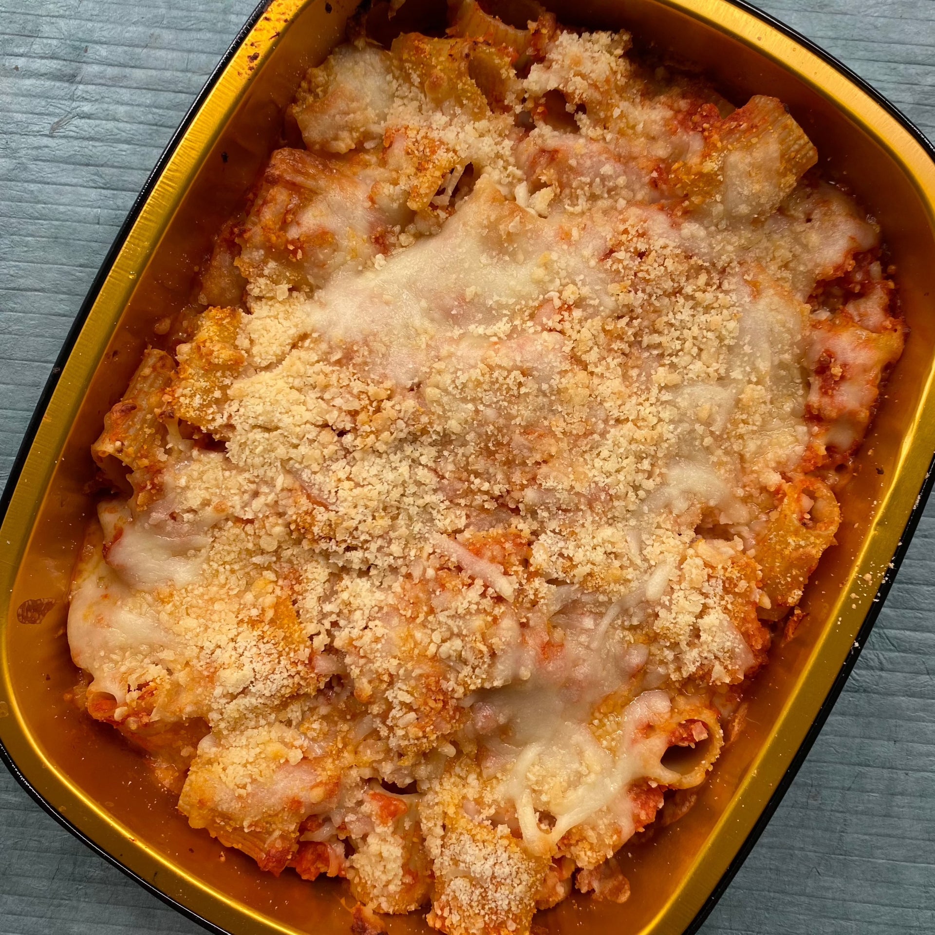 Baked Rigatoni with Secret Vegetable Sauce