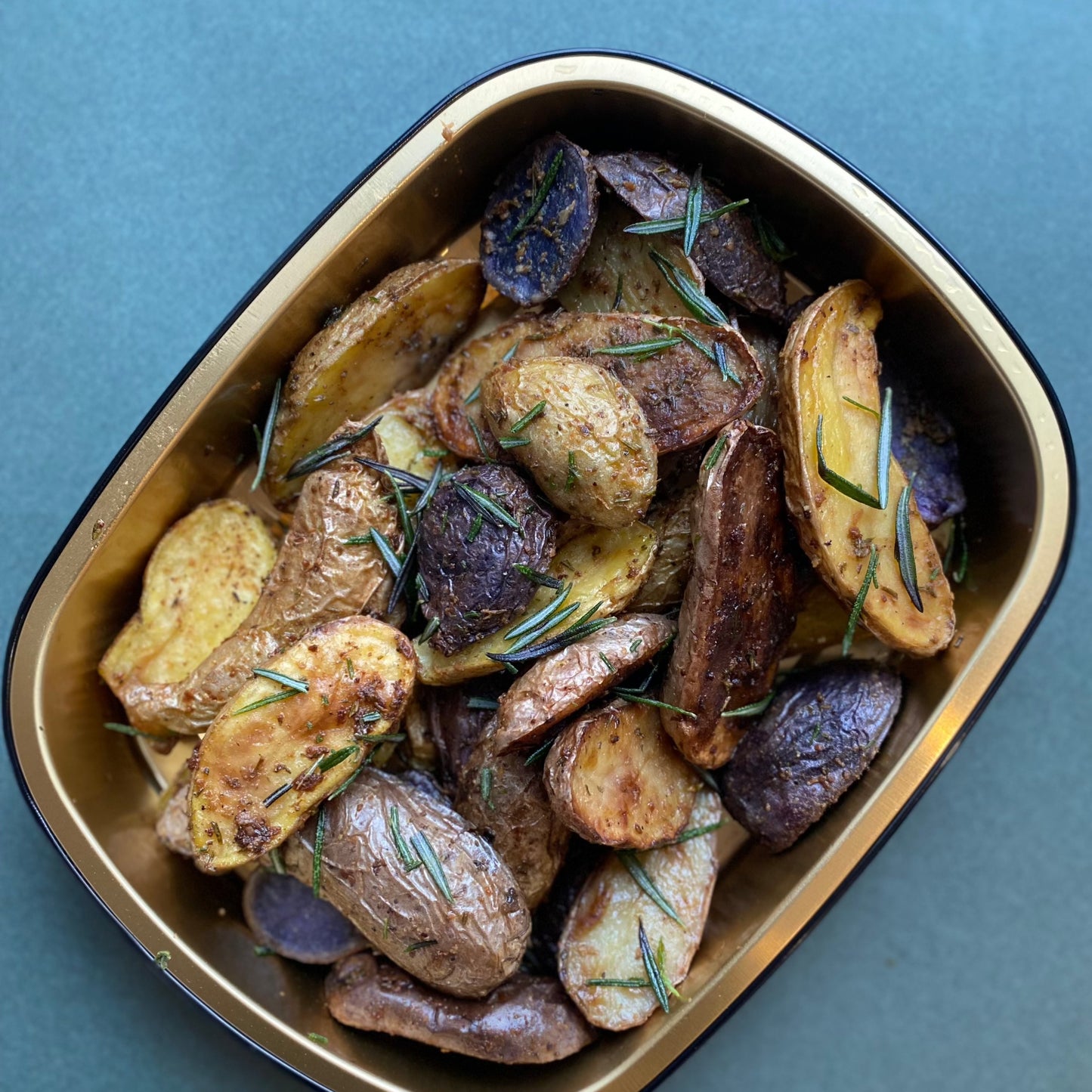 Rosemary and Garlic Roasted Fingerling Potatoes
