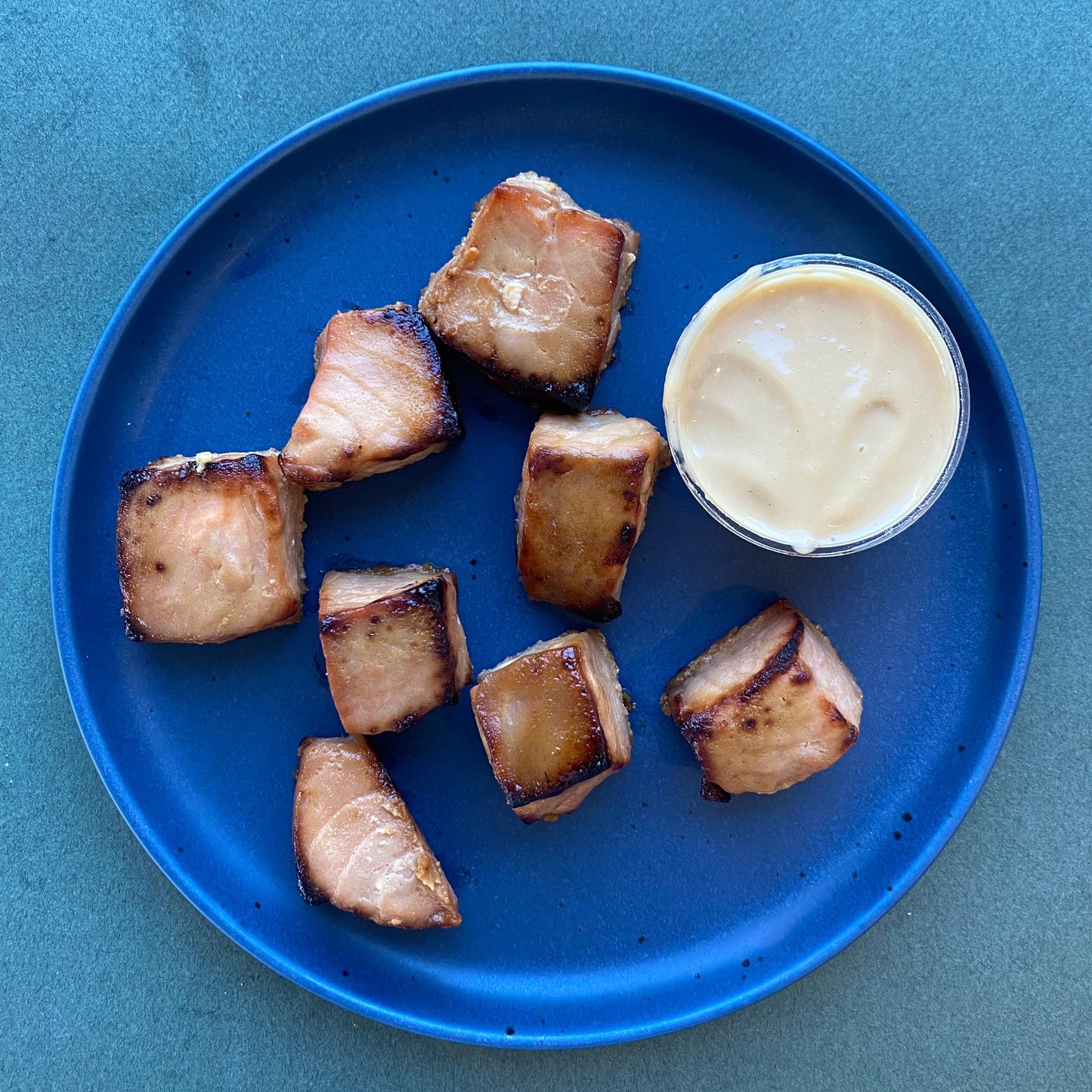 Teriyaki Salmon Bites