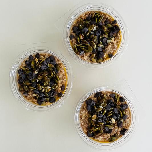 Pumpkin Spice Chocolate Chip Overnight Oats