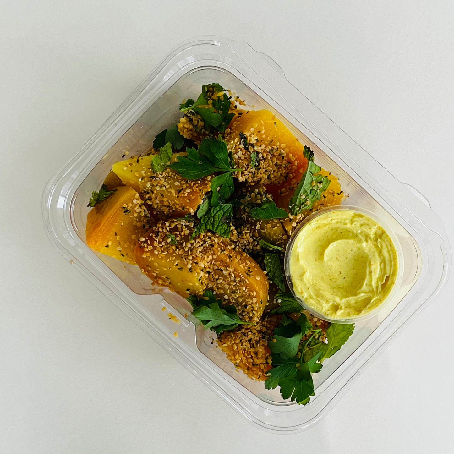 Roasted Beets with Turmeric Yogurt and Hemp Seeds