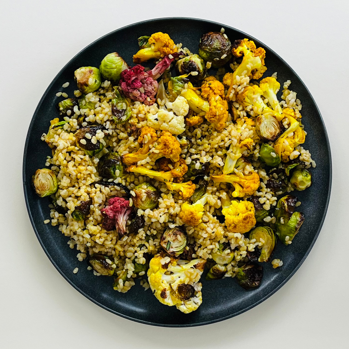 Brown Rice with Roasted Vegetables