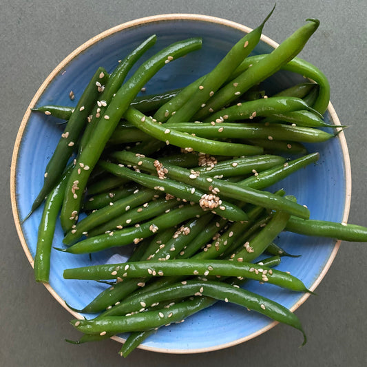For the Littles: Sesame Green Beans