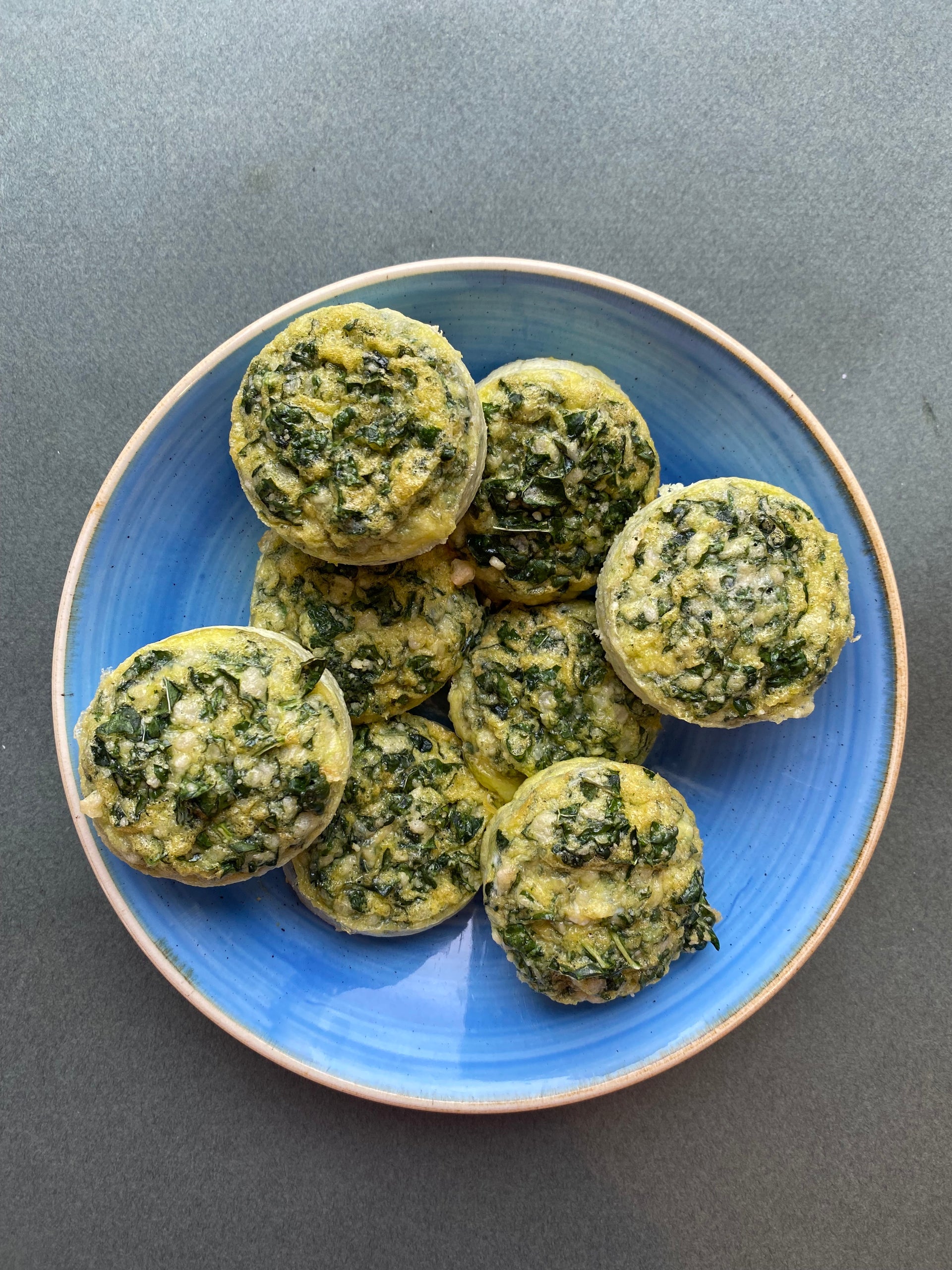 Kale and Parmesan Egg Bites