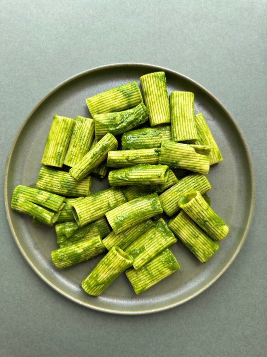 For the Littles: Supergreen Rigatoni with Spinach Sauce