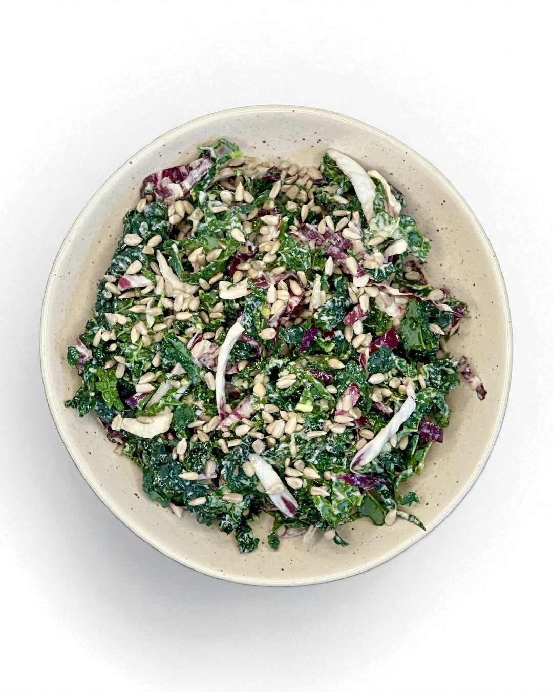 Kale Tahini Salad with Crispy Chickpeas