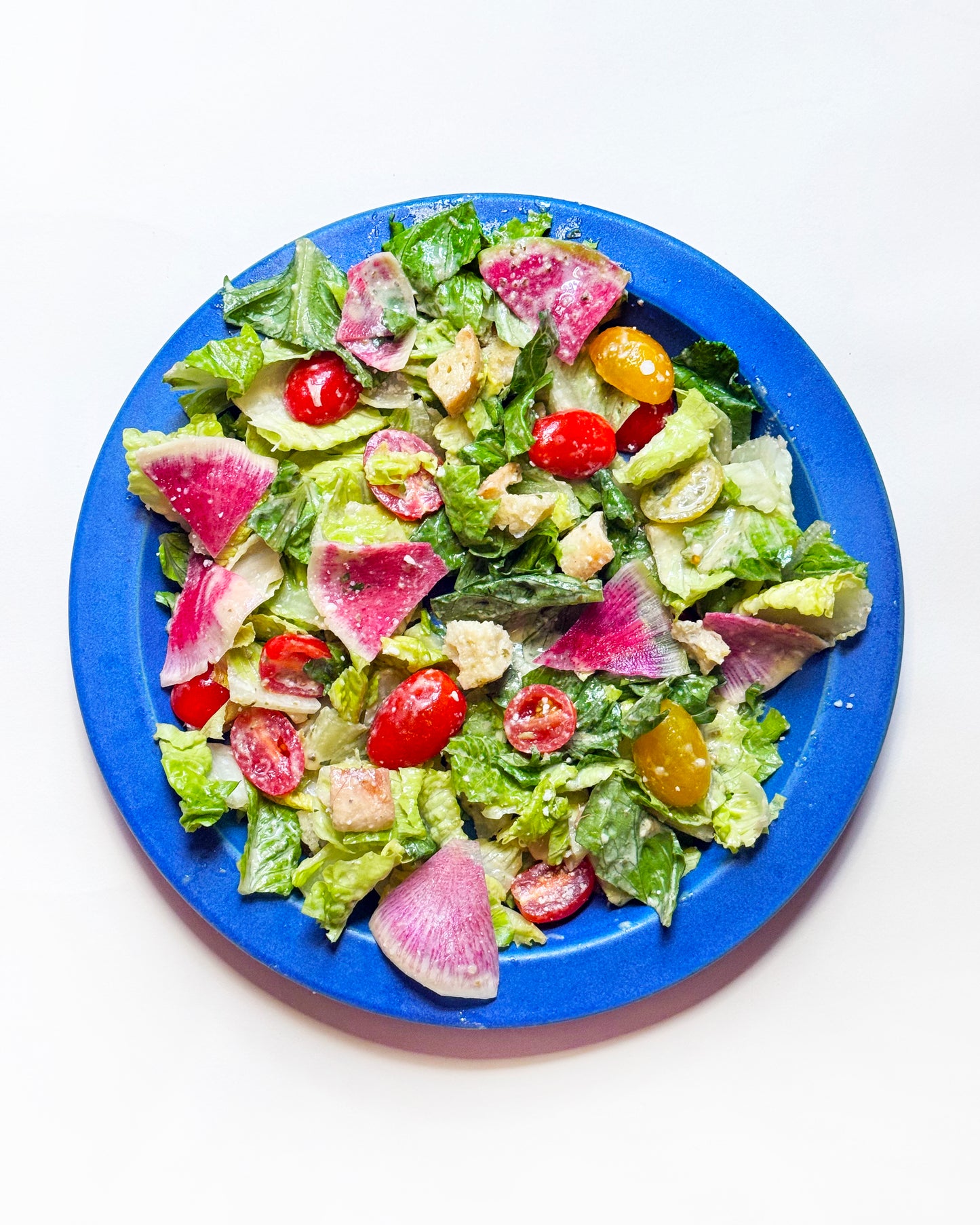 Little Gem Caesar Salad with Parmesan Croutons