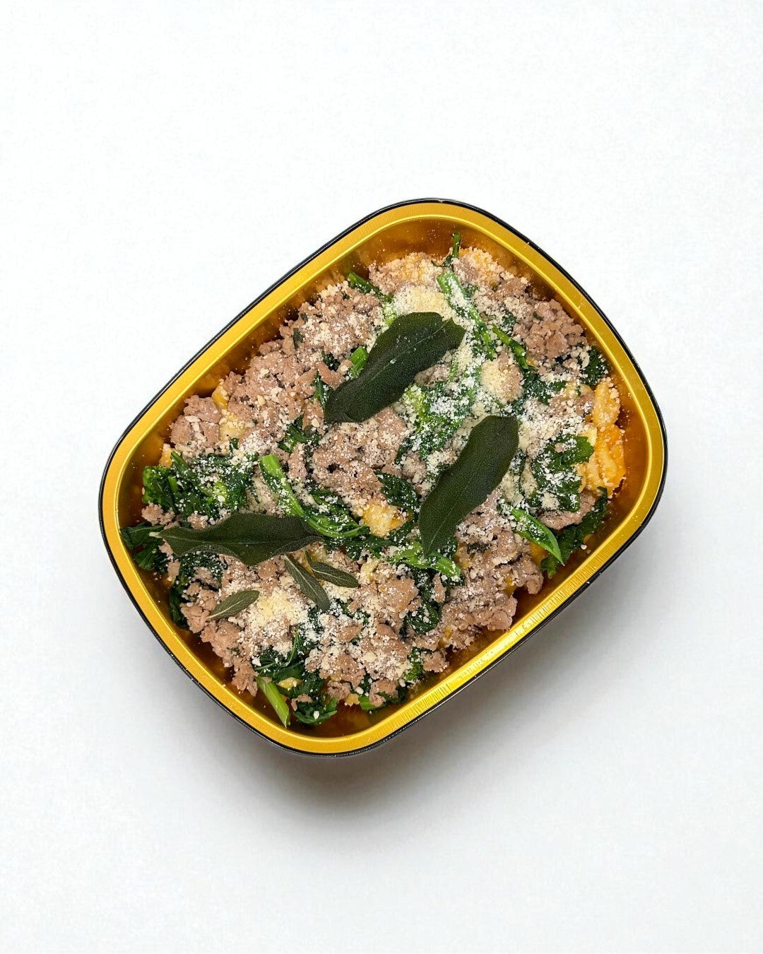Orecchiette with Turkey Sausage, Broccoli Rabe, and Squash