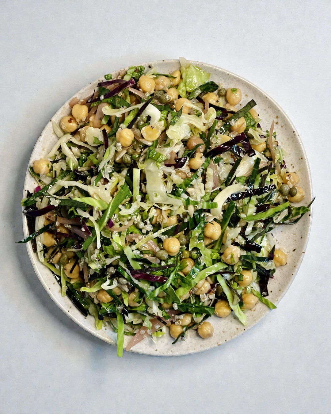 Quinoa Chickpea Salad with Slaw Vibes