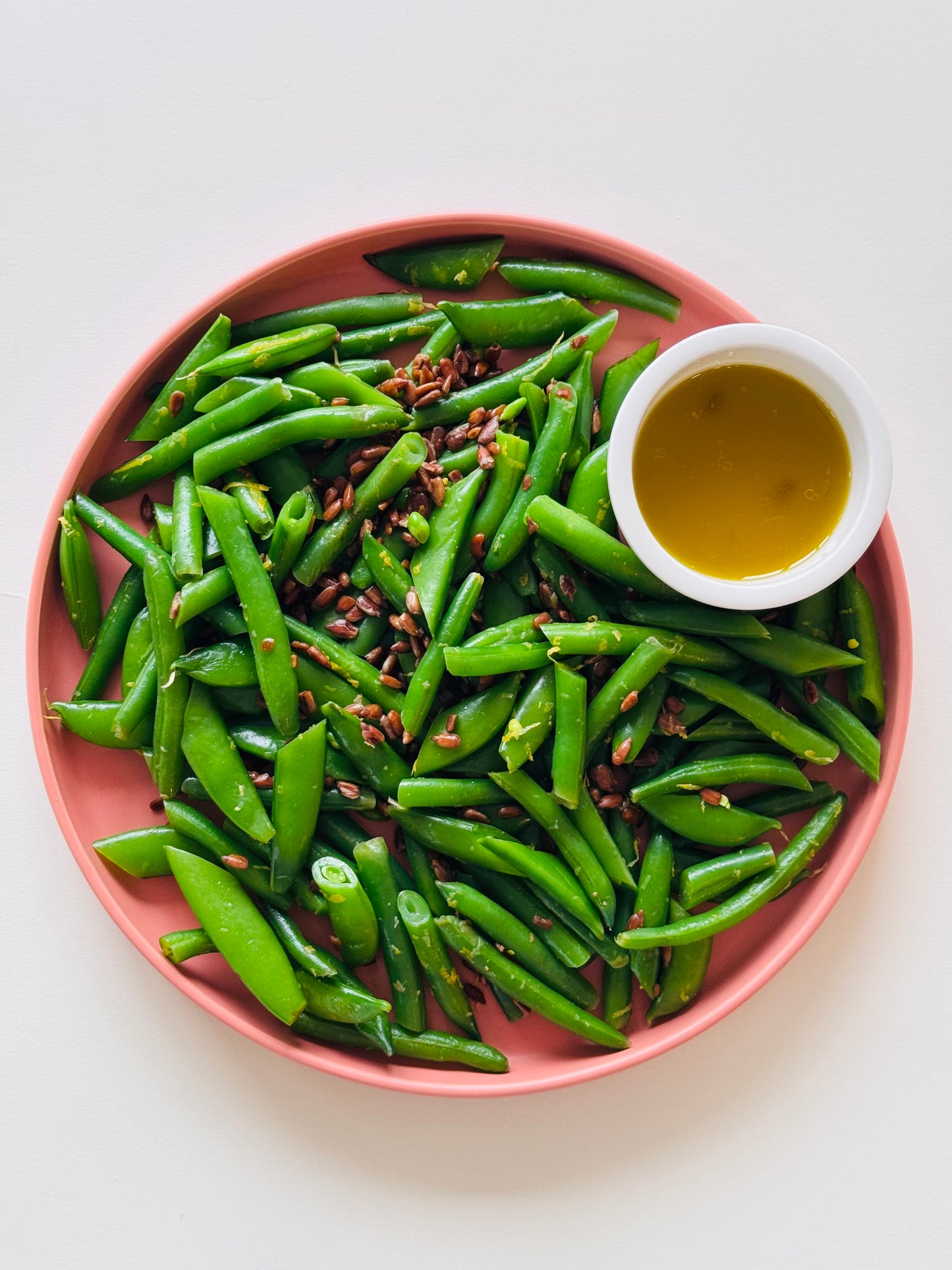 String Beans and Snap Peas with Lemon Vinaigrette