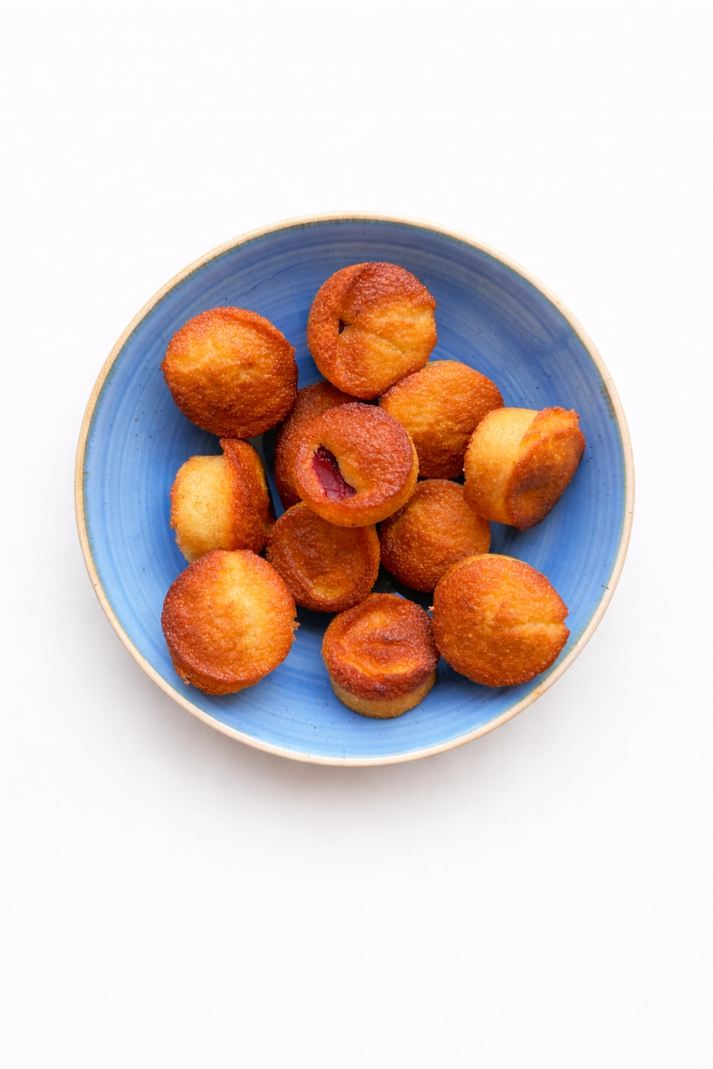 Strawberry Corn Mini Muffins