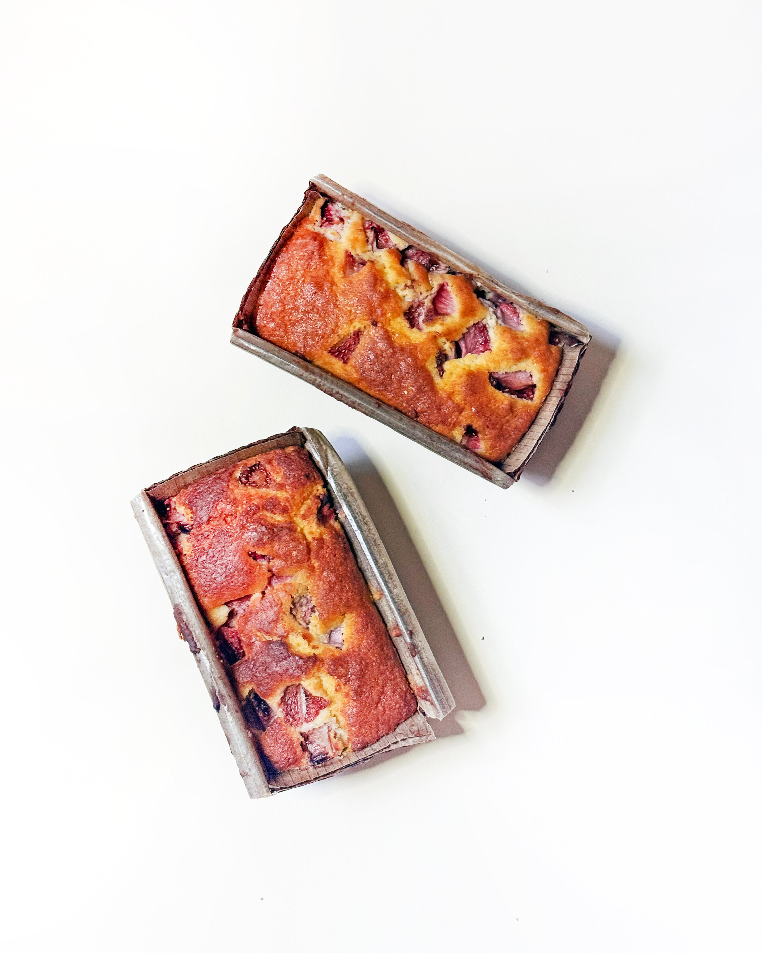 Strawberry Corn Mini Muffin Loaves