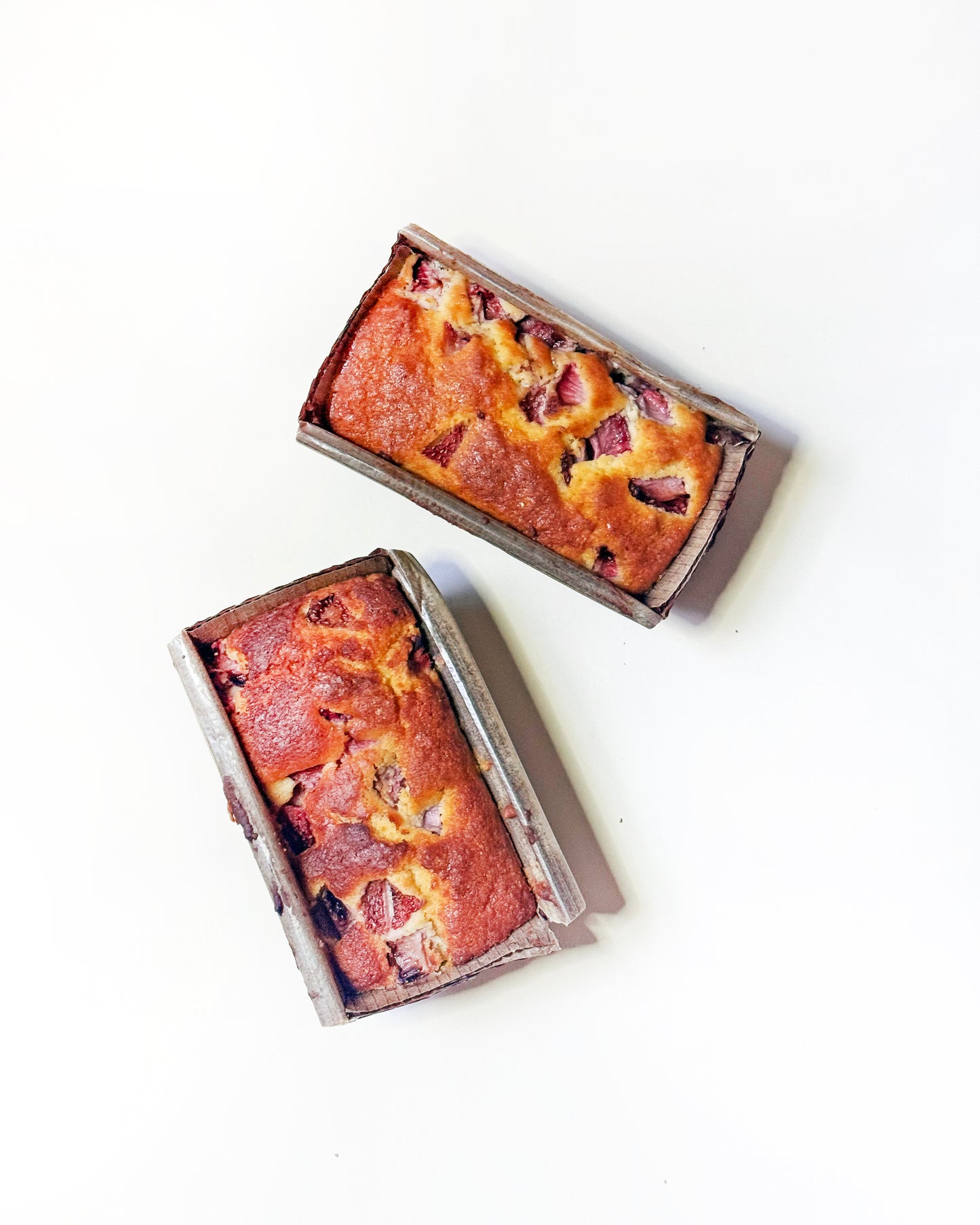 Strawberry Corn Mini Muffin Loaves