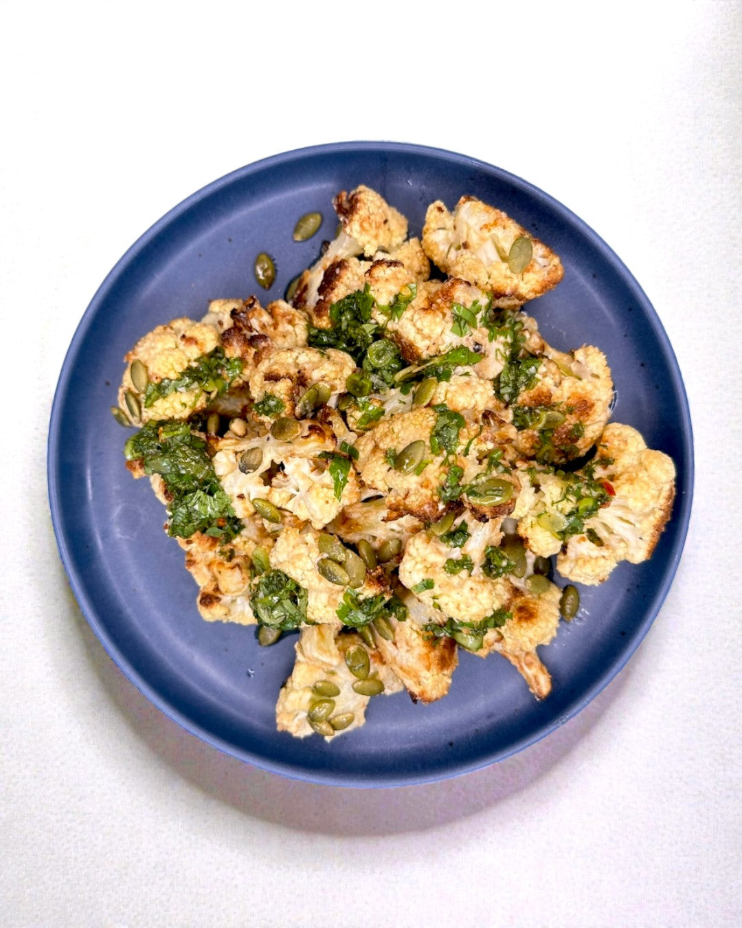 Tahini Roasted Cauliflower