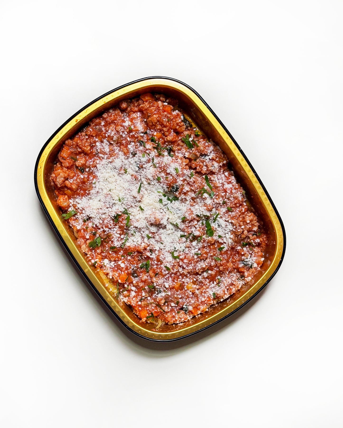 Turkey-Spinach Bolognese over Spaghetti Squash