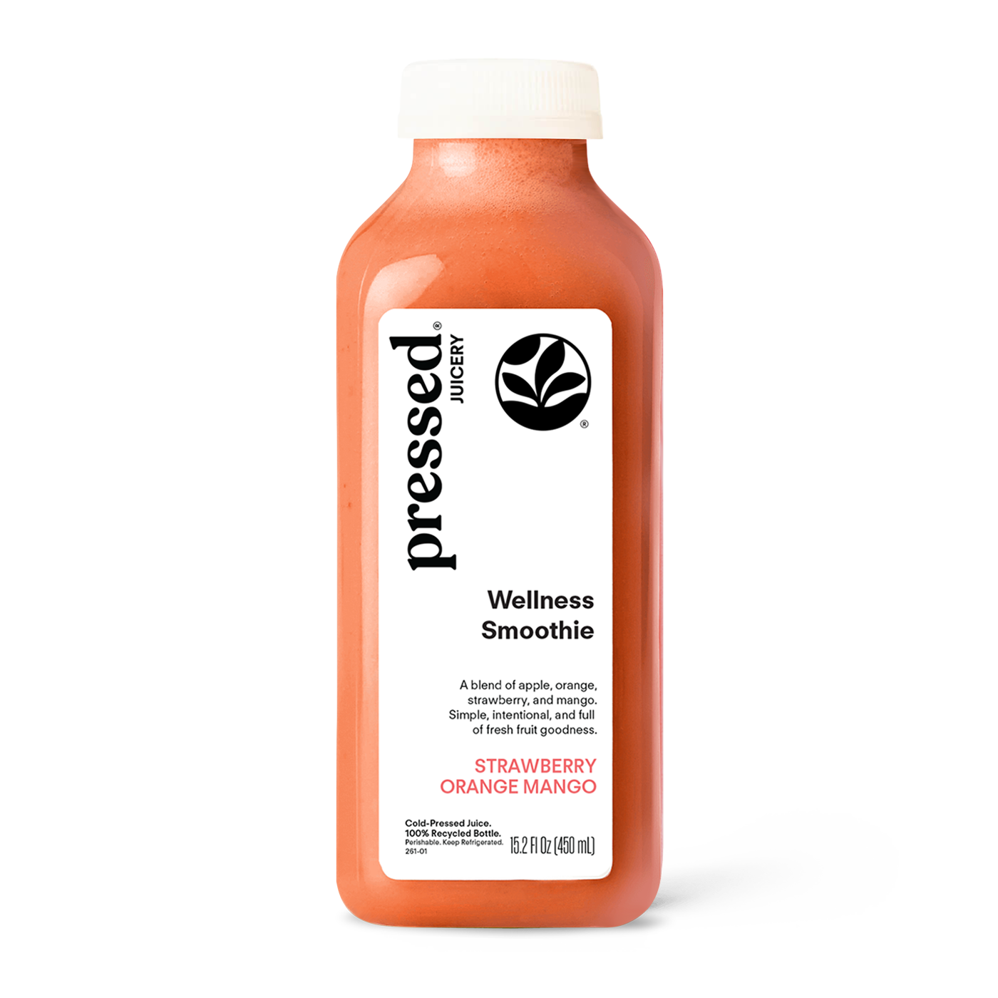 Pressed Juicery Strawberry Orange Mango Smoothie