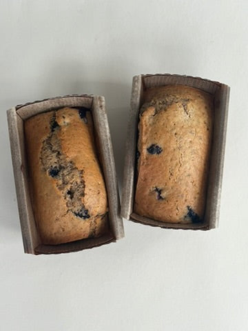 Mini Whole Wheat Blueberry Muffin Loaves