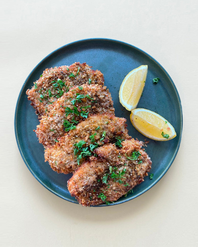Za'atar Baked Chicken Milanese