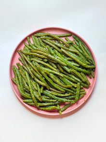 Organic Green Beans with Parsley Pesto